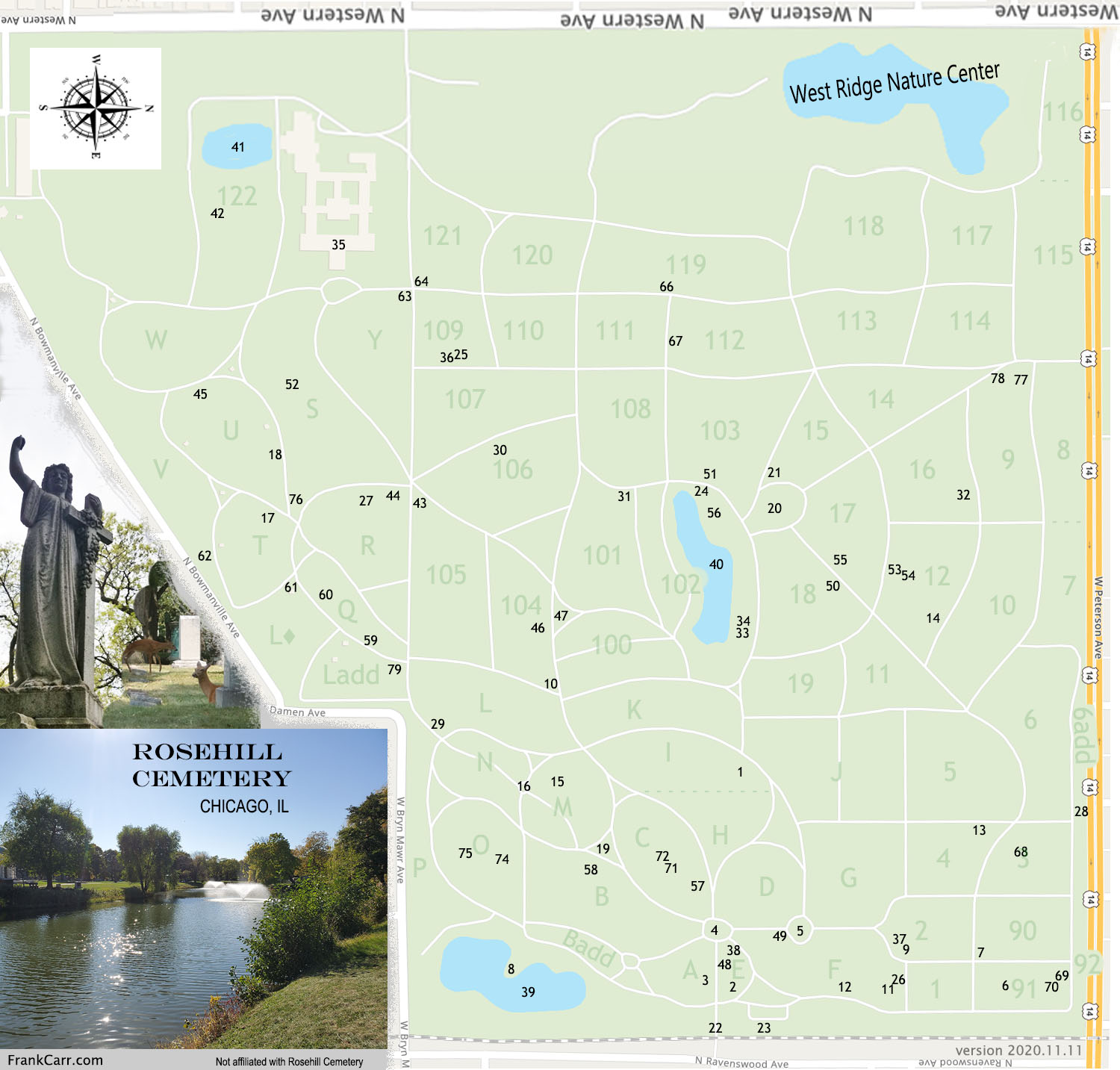 Rosehill Map